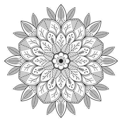 Mandala para colorir